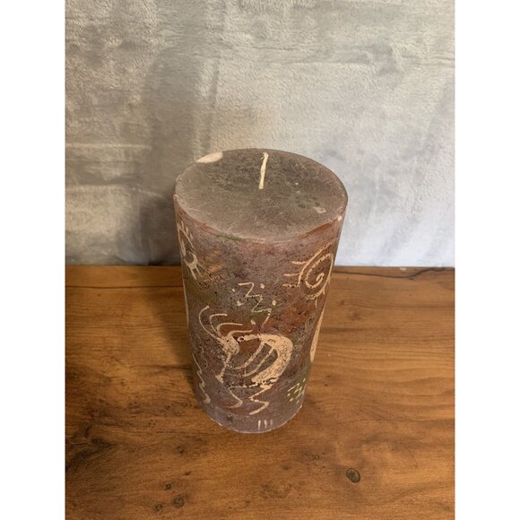 Kokopelli Pillar Candle NEW 8” Tall Hopi Glows When Lit Flute Rare - Picture 6 of 8